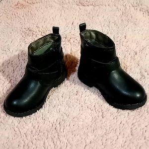 Toddler girl black boots